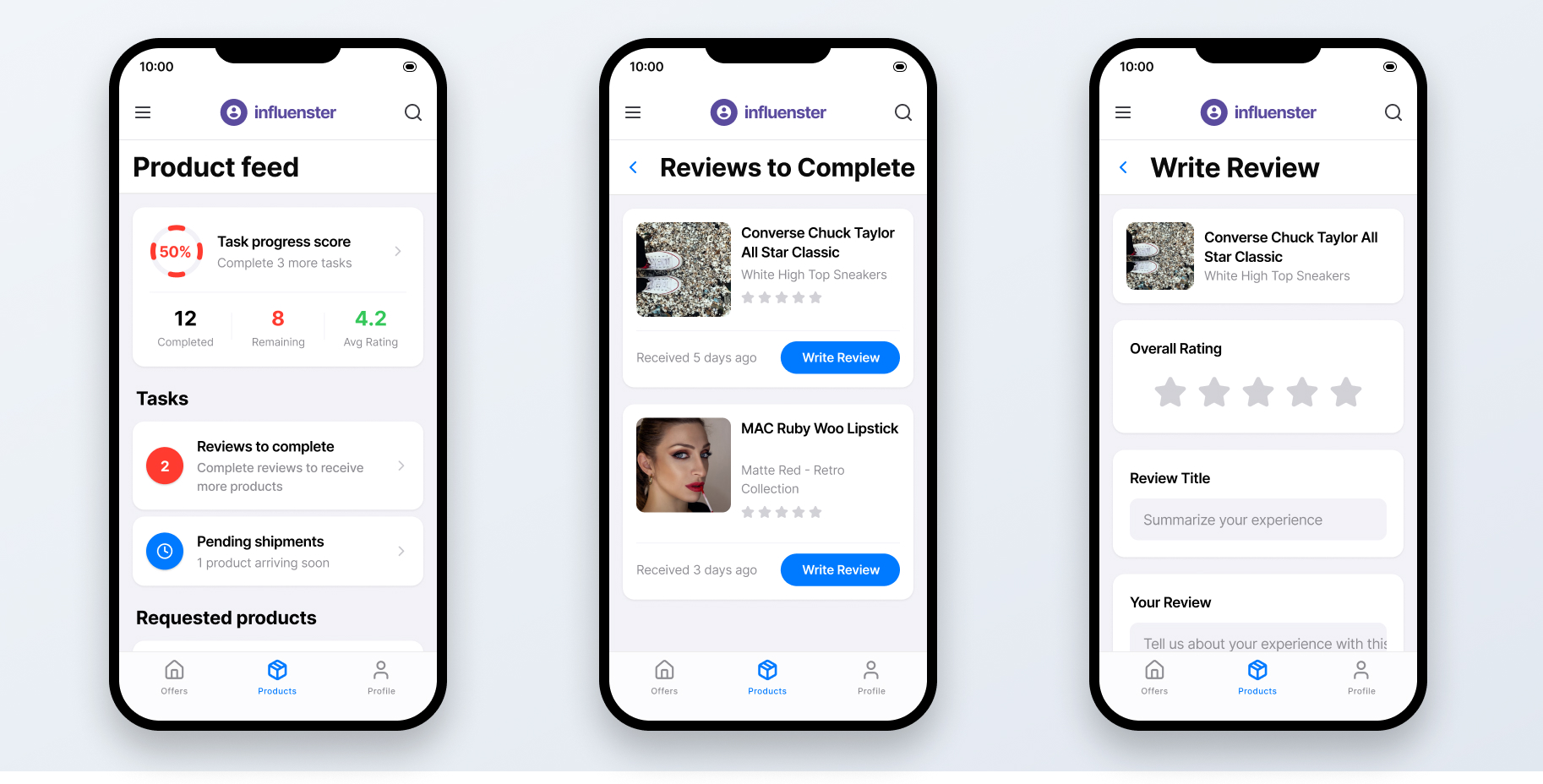 Influenster: Member App Redesign